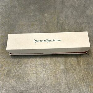 Martin & MacArthur sterling silver garnet tennis bracelet